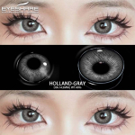 EYESHARE Colored Contact Lenses Black Large Eyeglass Lenses Brown Colored Lenses Coffee Natural Lenses Green Fashion Lenses 1 Pair