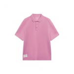Li Ning Logo Prindiga L&uuml;hikeste Varrukatega Polo S&auml;rk Meeste Topp Hele-Roosa APLT019-3 XXL
