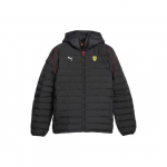 Puma X Ferrari V&otilde;idus&otilde;idu Koost&ouml;&ouml; Ferrari Race MT7 Ecolite Tepitud Jakk &Uuml;hev&auml;rviline Kapuutsiga Pikkade Varrukatega Kitsa L&otilde;ikega Lukuga Jakk Meeste jakid 620934-01 S