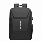 Meeste vargusvastane USB-toitega seljakott: Suure mahutavusega s&uuml;learvuti ja koolikott k&otilde;va kestaga 30x13x41 cm must
