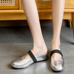 Mood 2024, uus s&uuml;gisene &uuml;hev&auml;rviline moodsad ja mugavad naiste libisemiskorterid 35 beež