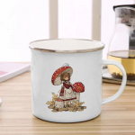 Seene Loominguline Emailiga Kohvijookide Kruusid Personaliseeritud Kingitus Cupshe Kohandatud Tassid Naljakas Kruus &Otilde;lu Ebatavaline Teetass Joogin&otilde;ud Reisimine 360ml