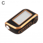 TPU autov&otilde;tme &uuml;mbrise kate Starline A93 venekeelse versiooni kahesuunalise autoalalarmi LCD kaugjuhtimispuldi v&otilde;tmehoidja W3B0 jaoks