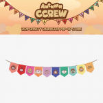 2024 CRAVITY S&uuml;gisene tegelaskujude CCREW h&uuml;pikpood Mini Garland