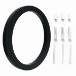 Digitaalne Maja Number Elegantne 56 Ujuvad Maja Numbrid Harjatud Roostevaba Teras T&auml;iuslik Viimistlus Disainhoonetel