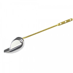 Vasest kangiga WC-k&auml;epideme asendusosad, kroomitud viimistlus, 3 riputusava, k&uuml;lgmine kinnitus WC-poti loputusk&auml;epide, universaalne p&uuml;siv