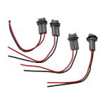 4 tk Lambihoidja T15 Lambihoidja &uuml;henduspesa Pirni komplekt PigTail Kummist kiilu LED T15 lambihoidja autotarvikute jaoks CHINA