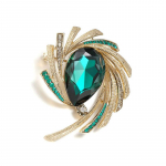 Bright Star imitatsioonist kristallist pross Luksuslik pross Temperament Pin Suit Anti-Light Peen aksessuaarid Naiste kingitused