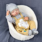 50 cm pestav elutruu pehme k&auml;sitsi maalitud simulatsioon Baby Reborn Doll Lapsed saadavad m&auml;ngunuku Boy