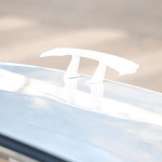 Mini saba uimed autodele Dekoratsioon S&otilde;iduki v&auml;lisilme moderniseeritavad osad V&otilde;idus&otilde;idu Sport Stiilis Universaalne Dekoratiivne Spoileritiib must