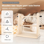 Puidust heegelniidi hoidja &otilde;mblusniidi korraldaja paelahoidja jaoks