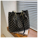 Naiste k&auml;ekott Uus suure mahutavusega kandekott Moodne k&auml;sikott Tekstuuriga &otilde;lakott