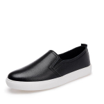 Naiste lamedad kingad Mokassiinid Vabaaja nahast kingad Naiste mokassiinid Slip-on kingad naistele Mokassiinid K&otilde;rge kvaliteediga Mood H&otilde;bedased Naiste 6 black