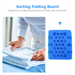 Riided Voldiklaud Kortsude ennetamine Lamendamine Sorteerimine Massaaž Fold Virnastamine Plastikust T-s&auml;rk R&otilde;ivad sinine