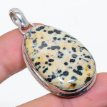 Dalmation Jasper Handmade 925 Sterling Silver Gift Jewelry Pendant 1.81 h3h05