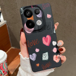 Armastuss&uuml;damete mustriga silikoonist pehme &uuml;mbris Xiaomi 13t Poco X6 M6 Pro Redmi Note 14 13 12 11 10 Pro jaoks, p&otilde;rutuskindel, nahatekstuuriga, &uuml;hev&auml;rviline, &otilde;huke kate Redmi Note 10 Pro 4G