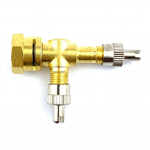 TPMS Ventiili T-adapter Silumine Puhas Vask 3-suunalised Rehvi &Otilde;hutusventiilid Mootorrattad Auto Rehvi Tarvikud CHINA