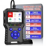 OBD2 skanneri diagnostikat&ouml;&ouml;riist, t&auml;iustatud kontrollmootori koodilugeja, auto OBDII/EOBD skanneri automaatse mootori valguse diagnostika skaneerimisriistad must