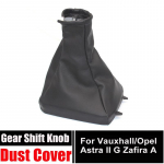 PU nahast auto k&auml;iguvahetuskangi gaiter pakiruumi kate Opel/Vauxhall Astra G 1998-2004 / Zafira A 1999-2005 jaoks must