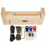 Paracord k&auml;ev&otilde;ru punumise stendikomplekt Puidust reguleeritav k&auml;epaela kaelakee valmistaja DIY k&auml;sit&ouml;&ouml; fikseerimist&ouml;&ouml;riist