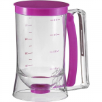 Distributeur de P&acirc;te &agrave; G&acirc;teau - ZGEER - 900 ml - Blanc - Id&eacute;al pour G&acirc;teaux et Cr&ecirc;pes