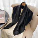 Luksuslik siidist peasall Naiste suvine Foulard Square Head Hijab sallid naistele Br&auml;ndi sallid 90*90 siidist sall Moslem Hijab