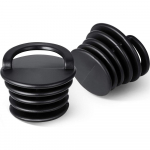 2 tk kajaki kanuupaadi t&uuml;hjenduskorgid kanuupaadi t&otilde;mbekorgi pistikud, asendus kajaki kanuupaadi &auml;ravooluavade jaoks, must 2pcs