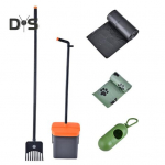 Koerakakuti pika k&auml;epidemega p&ouml;&ouml;rlev pr&uuml;gikast ja rehapooper 35 j&auml;&auml;tmekotiga muruaeda koerakuuti jaoks Sets