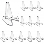 12 tk miniakr&uuml;&uuml;list v&auml;ljapanekualused, l&auml;bipaistev m&uuml;ndipanga molbert kodupoodide n&auml;itustele valge