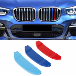 3 tk Autode Esiv&otilde;re Kaunistus Kaitseraua Kate Ribad 3D M Stiilis Kate Kleebised BMW X3 X4 Seeriale G02 2018- Auto G02(18-20)