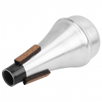 Trompet Mute Straight Beginner Practice summuti universaalne alumiiniumsulamist M25 Silver S