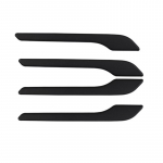 4 tk Auto Uksek&auml;epideme Kleebis Tesla Model 3 Y 2017 - Ukse Kile Kate Kleebis Model3 Model Y Tarvikud S&uuml;sinikkiust matt must v&auml;rv