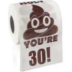 4 TK palju &otilde;nne s&uuml;nnip&auml;evaks kingitused, naljakas tualettpaberi rull, tualettpaberi kingitus, naljad ja &uuml;llatused poiste ja t&uuml;drukute vannitoakaunistused, s&uuml;nnip&auml;evapeotarbed 30th beež