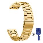 Roostevabast terasest rihm Garmin Fenix ​​5 5S/5X Plus/6S 6X Pro/Forerunner 945 rihmaga 22 mm k&auml;ev&otilde;ru, kiirelt paigaldatav metallist kellarihm Correa 20mm Fenix 6S 5S