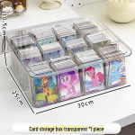 Suure mahutavusega My Little Pony ja Ultramani l&auml;bipaistev kaardihoidik lastele