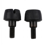 Stoppkruvi kaitseraua klamber Kummist puhvri kork Autoosad Lihtne paigalduskomplekt Lisatarvikud Eesmine kummist P&Otilde;RRKARME must CHINA