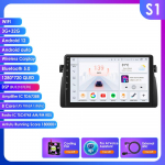 Hizpo Android 13 2Din Autoraadio BMW E46 3. seeriale M3 318/320/325/330/335 1998-2005 Multimeedia Video M&auml;ngija Carplay Stereo WIFI RDS OBD2 SWC S1 8Core 3G 32G AI