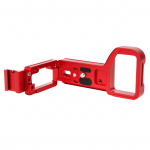 Aluminium Alloy L Shape Stretchable Quick Release Plate for A6600 ILCE‑6600 Mirrorless Camera(punane ) punane