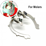 1 pc or 2 pcs or 3 pcs Dental Rubber Dam Clamp Clip Dental Clip Rubber Dam Clamps clip with Bracket Holder 1 piece Molar