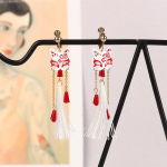 Vintage Fox Mask K&otilde;rvar&otilde;ngad Naistele M&uuml;toloogilised Loomad Kujulised Ehted Lehvikukujuline Ripats Tutt K&otilde;rvaklambrid Kingitused ear clip 02