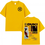 R&auml;ppar Duki Album Merch T-s&auml;rk Unisex Naiste R&otilde;ivad Puuvillast &Uuml;lem&otilde;&otilde;dulised T-s&auml;rgid Mood Hip Hop L&uuml;hikeste Varrukatega T-s&auml;rgid F&auml;nnidele Kingitus S