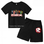 2025 MINISO Roblox T-s&auml;rk Lasteriided T&uuml;drukute Topid Suvine Beebi L&uuml;hikesed P&uuml;ksid Spordi T-s&auml;rk Poiste L&uuml;hikesed P&uuml;ksid Lasteriided &Uuml;likond 414 aastat 140