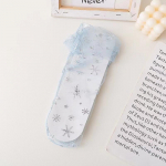 1paar Summer Fashion Candy v&auml;rvi &otilde;hukese v&otilde;rguga t&uuml;ll pahkluu sokid l&auml;bipaistev elastne v&otilde;rk l&auml;ikiv lumehelbe t&auml;hed v&otilde;rksokid One Size must