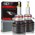 2 tk 30000LM 4 k&uuml;ljega Canbus H7 LED CSP auto esitule pirnid 120W 360 Turbo H11 H4 H1 HB3 9005 HB4 9006 vasktoruga minilamp auto esituli 6500K valge 9006 HB4