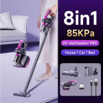 8in1 Juhtmeta Tolmuimeja 85000Pa UV Tolmulesta Eemaldaja Voodi Kodumajapidamise M&auml;rg & Kuiv Juhtmeta Tolmuimeja 8in1-85Kpa