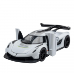 1/32 M&otilde;&otilde;tkava Koenigsegg Jesko Superauto V&otilde;idus&otilde;idu Sulamist Metallist Valatud Mudelauto Heli & Valgus Kodu Kaunistus Ehted Kollektsioon Hobi Kingitused Poisis&otilde;brale valge