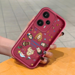 Pehme silikoonist ruudukujulise redeliga printimismustriga telefoni korpus, t&auml;iskaanega kaamera p&otilde;rutuskindel kaitse kummist &uuml;mbris Xiaomi Redmi jaoks Redmi 9C NFC pruun