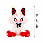 Kuum Kass Pl&uuml;&uuml;sm&auml;nguasi Naljakas Angel Dust Alastor TV F&auml;nnid Kogumine Kingitus Armas Puuvillane T&auml;idisega Pl&uuml;&uuml;snukk Lastele S&uuml;nnip&auml;evakingiks