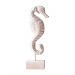 Nautical Wooden Decor Figurine for Tabletop Display in Home Or Office Starfish Shape