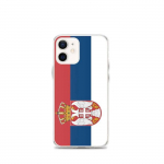 Coque T&eacute;lephone Drapeau Serbie &ndash; iPhone 12 mini